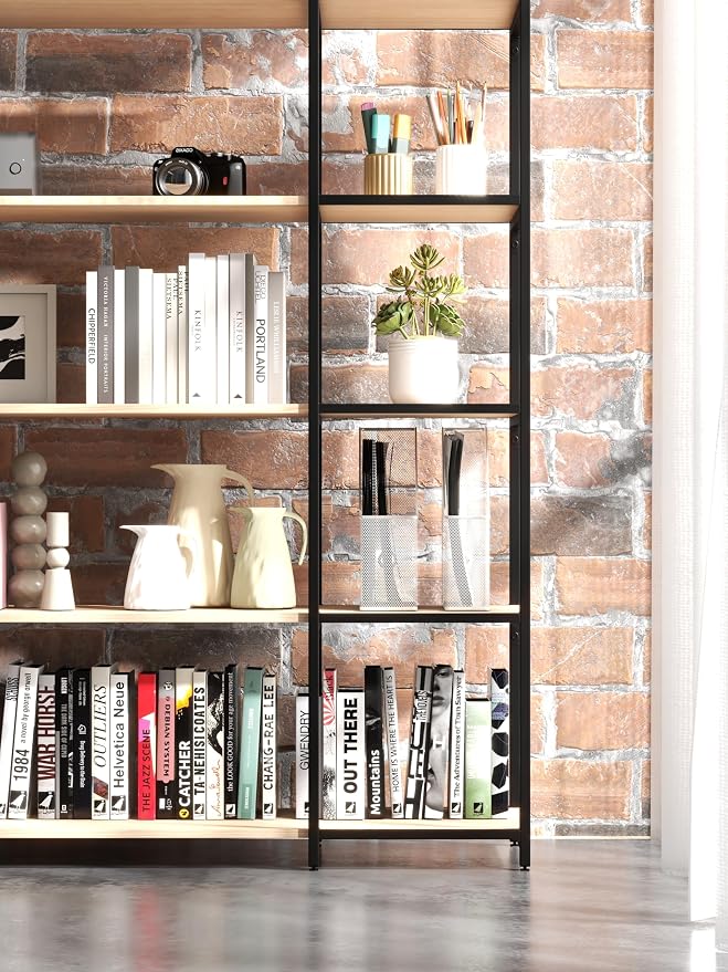 CB Home Square Wide 6-Tier Shelving - Modular Shelving System Customizable with 30+ Free Combinations- Contract Grade Quality