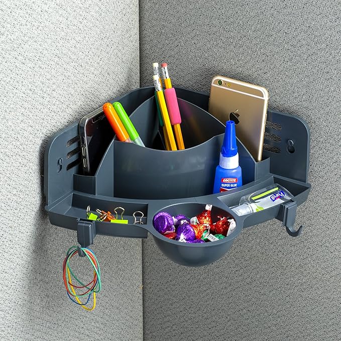 Officemate Verticalmate Corner Organizer, Gray (29320) 8.5 inches X 11 inches